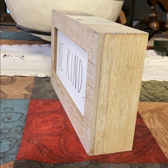 Rae Dunn wood sign BE KIND. 😇😊 - Picture 2 of 3